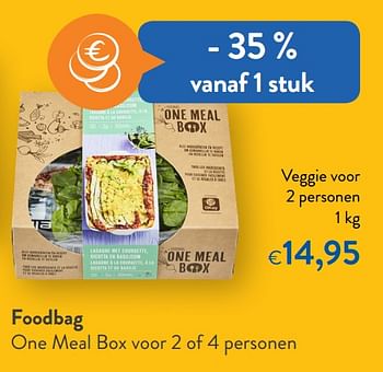Promoties Foodbag veggie voor 2 personen - Huismerk - Okay  - Geldig van 23/09/2020 tot 06/10/2020 bij OKay