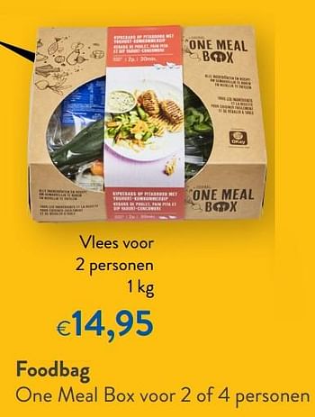 Promoties Foodbag vlees voor 2 personen - Huismerk - Okay  - Geldig van 23/09/2020 tot 06/10/2020 bij OKay