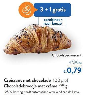 Promoties Chocoladecroissant - Huismerk - Okay  - Geldig van 23/09/2020 tot 06/10/2020 bij OKay