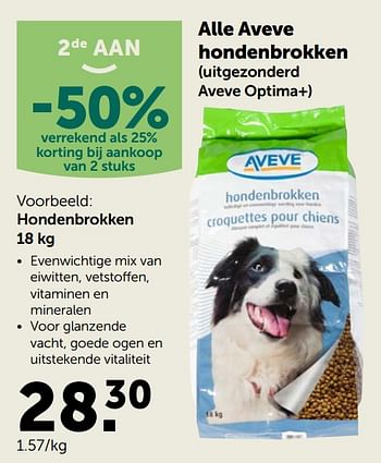 Promoties Hondenbrokken - Huismerk - Aveve - Geldig van 23/09/2020 tot 06/10/2020 bij Aveve