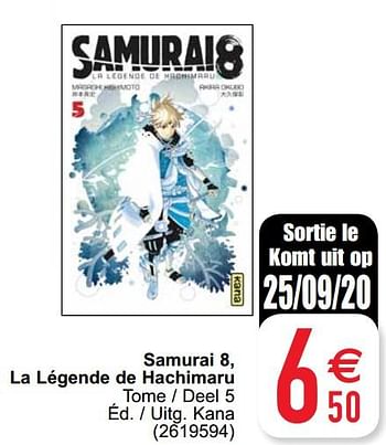 Promoties Samurai 8, la légende de hachimaru - Huismerk - Cora - Geldig van 22/09/2020 tot 05/10/2020 bij Cora