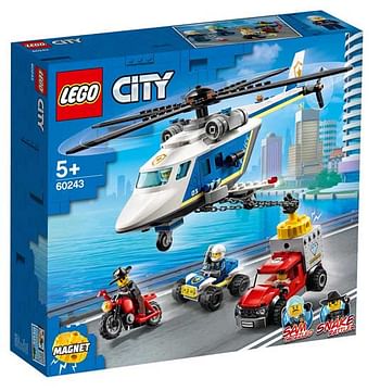 Promoties 60243 Politiehelikopter achtervolging - Lego - Geldig van 26/09/2020 tot 11/10/2020 bij ToyChamp
