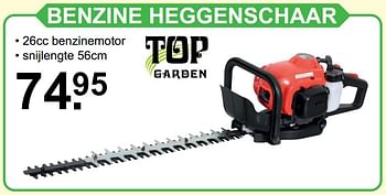 tanker Trillen Nadruk Top Garden Top garden benzine heggenschaar - Promotie bij Van Cranenbroek