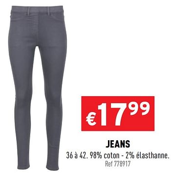 Promoties Jeans - Huismerk - Trafic  - Geldig van 23/09/2020 tot 27/09/2020 bij Trafic