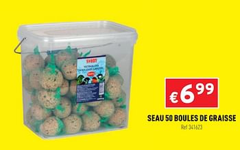 Promotions Seau 50 boules de graisse - Snoby - Valide de 23/09/2020 à 27/09/2020 chez Trafic