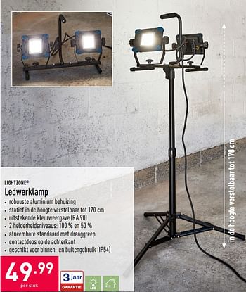 Interpreteren Kenia Speeltoestellen Lightzone Ledwerklamp - Promotie bij Aldi