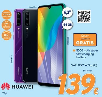 Promoties Huawei y6p - Huawei - Geldig van 28/09/2020 tot 31/10/2020 bij Krefel