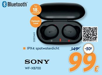 Promotions Sony wf-xb700 - Sony - Valide de 28/09/2020 à 31/10/2020 chez Krefel