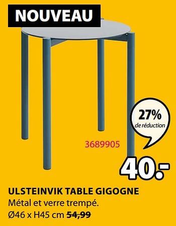 Promoties Ulsteinvik table gigogne - Huismerk - Jysk - Geldig van 21/09/2020 tot 04/10/2020 bij Jysk