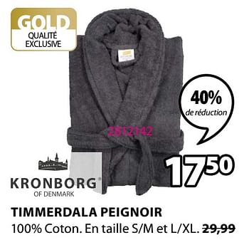 Promotions Timmerdala peignoir - Kronborg - Valide de 21/09/2020 à 04/10/2020 chez Jysk
