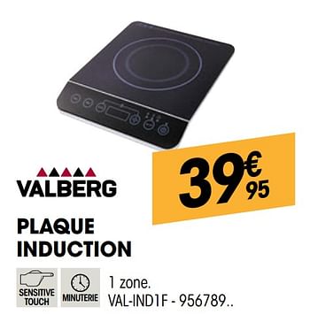 Plaque à Induction VALBERG VAL-IND1F - Electro Dépôt