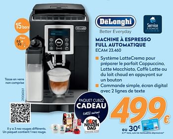 Promotions Delong machine à espresso full automatique ecam 23.460 - Delonghi - Valide de 28/09/2020 à 31/10/2020 chez Krefel