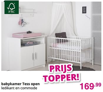 Promoties Babykamer tess open - Huismerk - Baby & Tiener Megastore - Geldig van 27/09/2020 tot 02/10/2020 bij Baby & Tiener Megastore