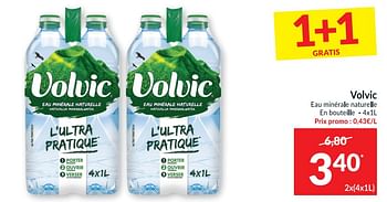 Promotions Volvic eau minérale naturelle - Volvic - Valide de 29/09/2020 à 04/10/2020 chez Intermarche