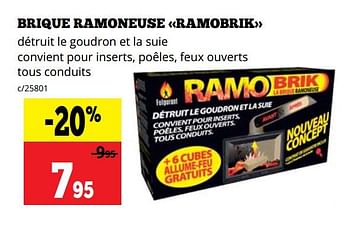 Promoties Brique ramoneuse ramobrik - Ramobrik - Geldig van 21/09/2020 tot 04/10/2020 bij Dema