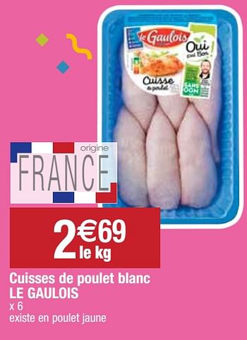 Promotions Cuisses de poulet blanc le gaulois - Le Gaulois - Valide de 28/09/2020 à 04/10/2020 chez Migros