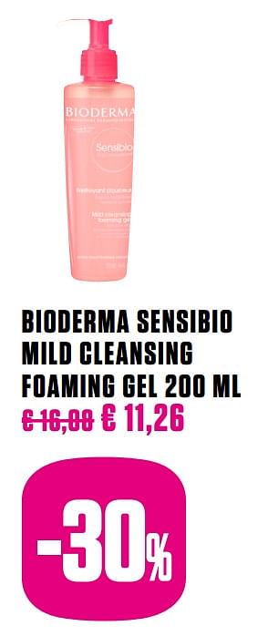 Promoties Bioderma sensibio mild cleansing foaming gel - BIODERMA - Geldig van 01/10/2020 tot 30/11/2020 bij Medi-Market