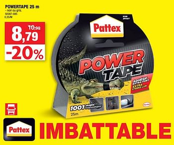 Promoties Pattex powertape - Pattex - Geldig van 30/09/2020 tot 11/10/2020 bij Hubo