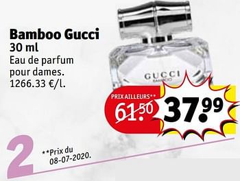 Promoties Bamboo gucci - Gucci - Geldig van 29/09/2020 tot 04/10/2020 bij Kruidvat