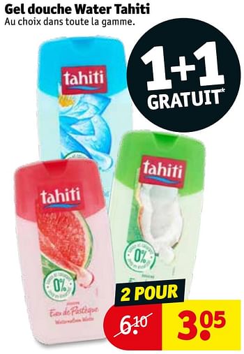 Promoties Gel douche water tahiti - Palmolive Tahiti - Geldig van 29/09/2020 tot 04/10/2020 bij Kruidvat