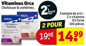 Promotions Vitamine d3 forte - Orca - Valide de 29/09/2020 à 04/10/2020 chez Kruidvat