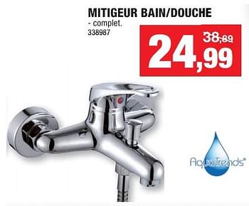 Promotions Mitigeur bain-douche - AquaTrends - Valide de 30/09/2020 à 11/10/2020 chez Hubo