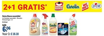 Promoties Omino bianco wasmiddel vloeibaar wasmiddel - Omino Bianco - Geldig van 07/10/2020 tot 20/10/2020 bij Makro