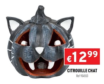 Promotions Citrouille chat - Produit maison - Trafic  - Valide de 30/09/2020 à 04/10/2020 chez Trafic