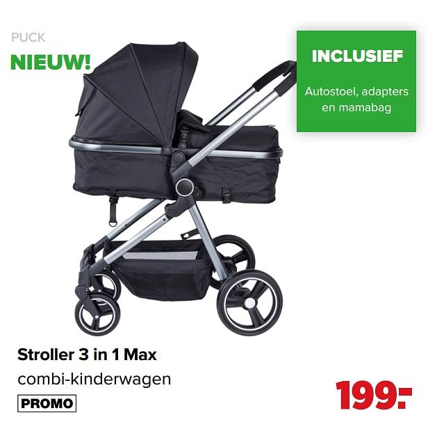 puck stroller 3 in 1