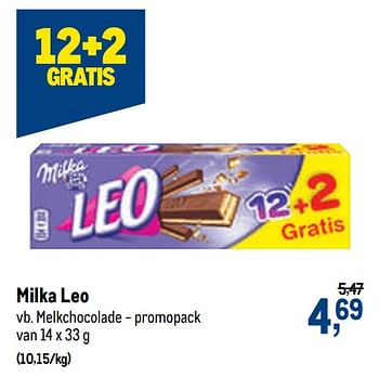 Promoties Milka leo melkchocolade - Milka - Geldig van 07/10/2020 tot 20/10/2020 bij Makro