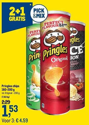 Promoties Pringles chips original - Pringles - Geldig van 07/10/2020 tot 20/10/2020 bij Makro