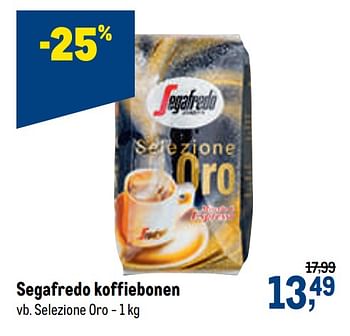 Promoties Segafredo koffiebonen selezione oro - Segafredo - Geldig van 07/10/2020 tot 20/10/2020 bij Makro