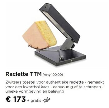 Promoties Raclette ttm party 100.001 - TTM - Geldig van 01/10/2020 tot 29/10/2020 bij Molecule