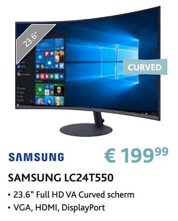 Promoties Samsung lc24t550 - Samsung - Geldig van 14/09/2020 tot 31/10/2020 bij Exellent