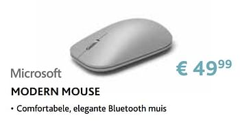 Promoties Microsoft modern mouse - Microsoft - Geldig van 14/09/2020 tot 31/10/2020 bij Exellent