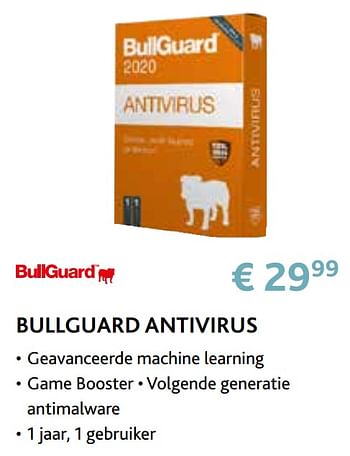 Promoties Bullguard antivirus - Bullguard - Geldig van 14/09/2020 tot 31/10/2020 bij Exellent