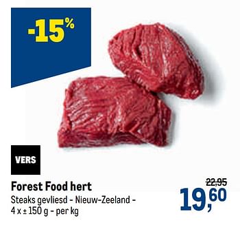Promoties Forest food hert - Forest food - Geldig van 07/10/2020 tot 20/10/2020 bij Makro