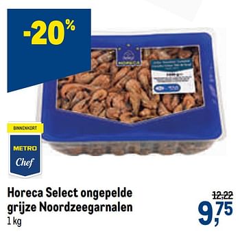 Promoties Horeca select ongepelde grijze noordzeegarnalen - Huismerk - Makro - Geldig van 07/10/2020 tot 20/10/2020 bij Makro