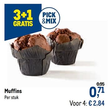 Promoties Muffins - Huismerk - Makro - Geldig van 07/10/2020 tot 20/10/2020 bij Makro