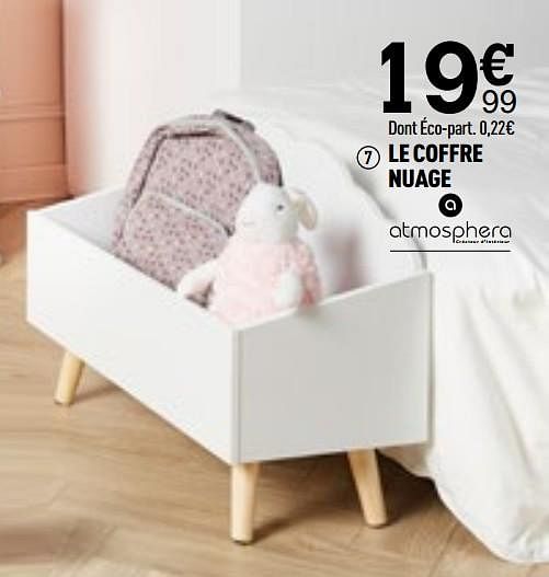 Atmosphera Le coffre nuage En promotion chez Centrakor