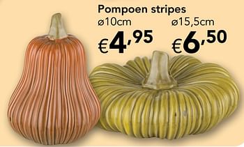 Promoties Pompoen stripes - Huismerk - Happyland - Geldig van 04/10/2020 tot 31/10/2020 bij Happyland