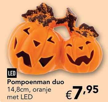 Promoties Pompoenman duo - Huismerk - Happyland - Geldig van 04/10/2020 tot 31/10/2020 bij Happyland