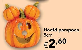 Promoties Hoofd pompoen - Huismerk - Happyland - Geldig van 04/10/2020 tot 31/10/2020 bij Happyland