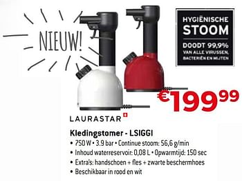 Promoties Laurastar kledingstomer - lsiggi - Laurastar - Geldig van 01/10/2020 tot 31/10/2020 bij Exellent