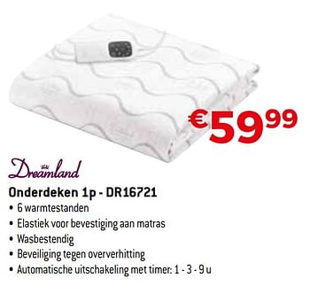 Promotions Onderdeken 1p - dr16721 - Dreamland (Imetec) - Valide de 01/10/2020 à 31/10/2020 chez Exellent