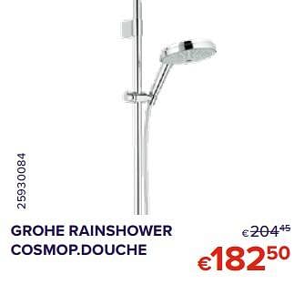 Promoties Grohe rainshower cosmop.douche - Grohe - Geldig van 01/10/2020 tot 31/10/2020 bij Euro Shop