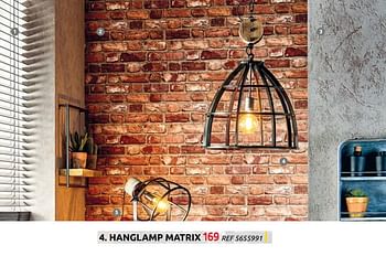 Promoties Hanglamp matrix - Brilliant - Geldig van 07/10/2020 tot 02/11/2020 bij BricoPlanit