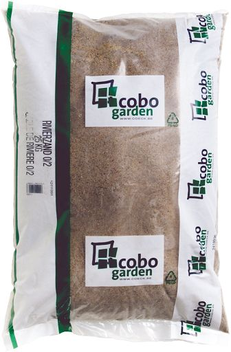 Promoties Cobo garden Rivierzand 0/2 mm 25 kg - Cobo Garden - Geldig van 07/10/2020 tot 20/10/2020 bij Makro