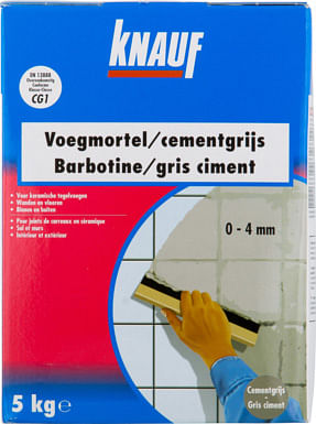 Promotions Knauf Voegmortel 5 kg grijs - Knauf - Valide de 07/10/2020 à 20/10/2020 chez Makro