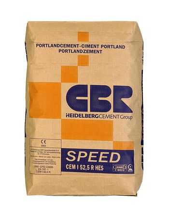 Promotions CBR Cement 52,5R HES speed 25 kg - CBR - Valide de 07/10/2020 à 20/10/2020 chez Makro